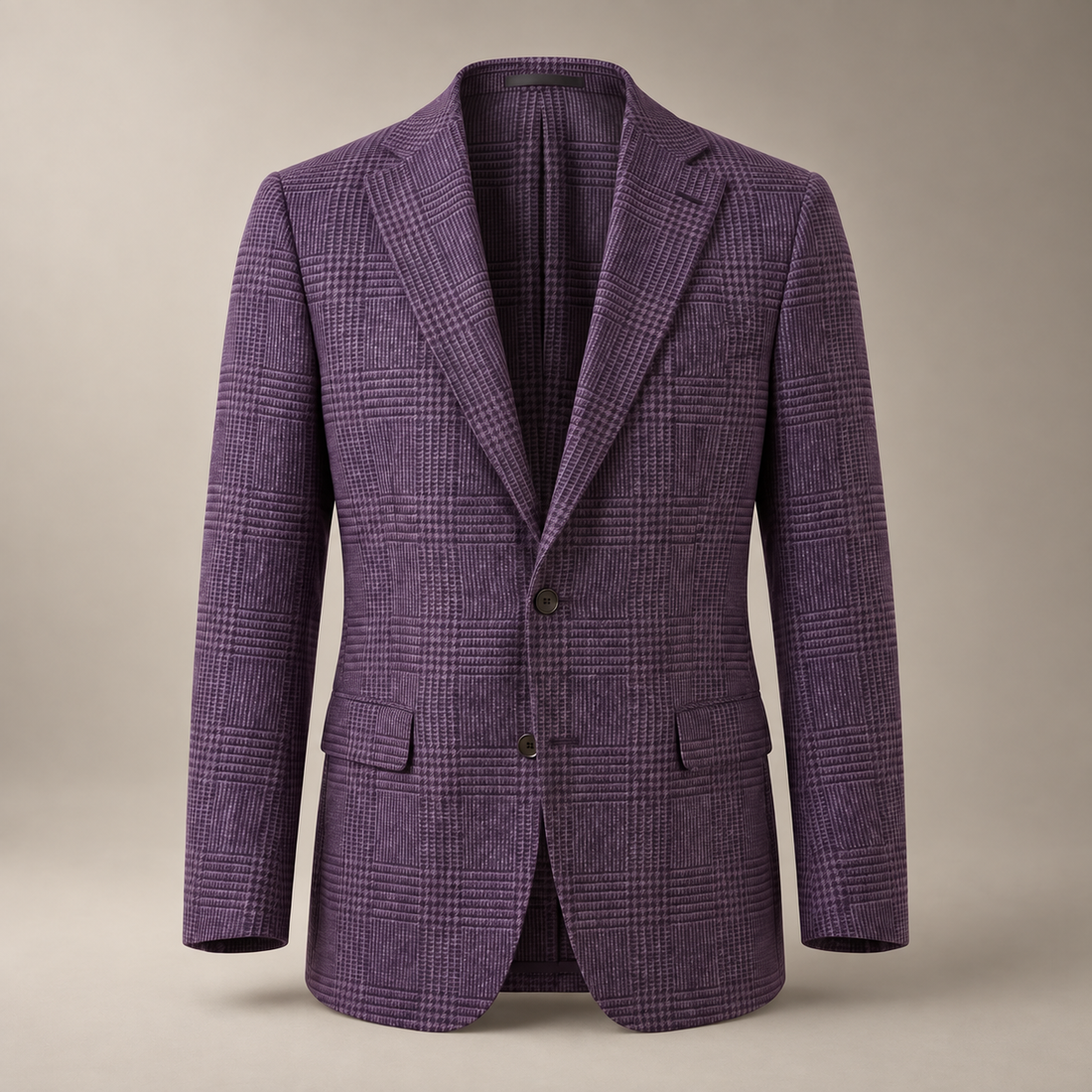 Men's Check Casual Blazer Jacket - Stylish Sport Coat