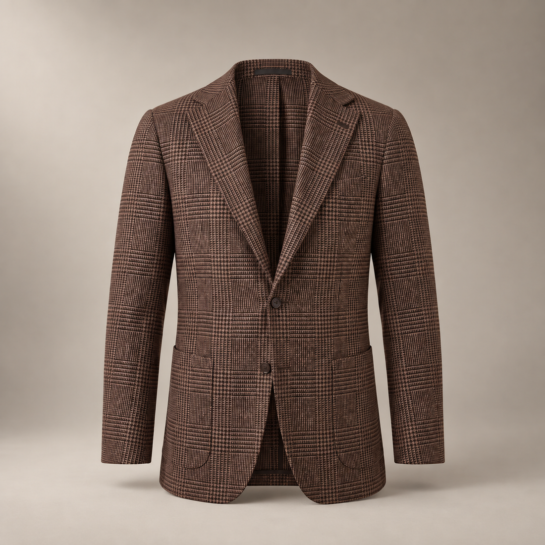 Men's Check Casual Blazer Jacket - Stylish Sport Coat