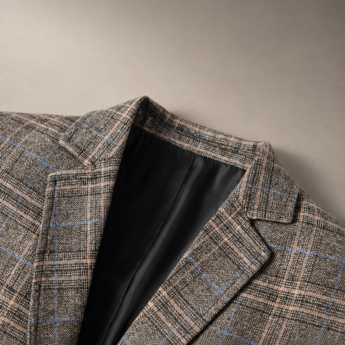 Men's Checked Blazer Jacket