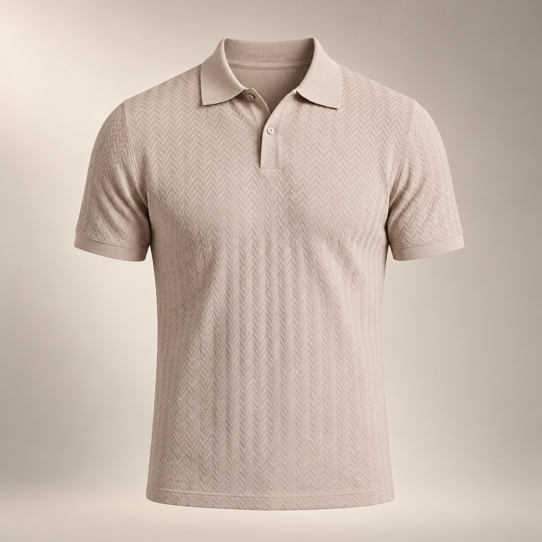 Men's Chevron Knit Polo