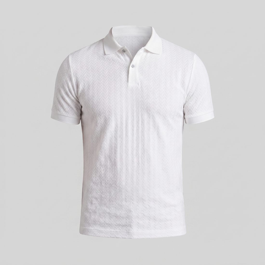 Men's Chevron Knit Polo
