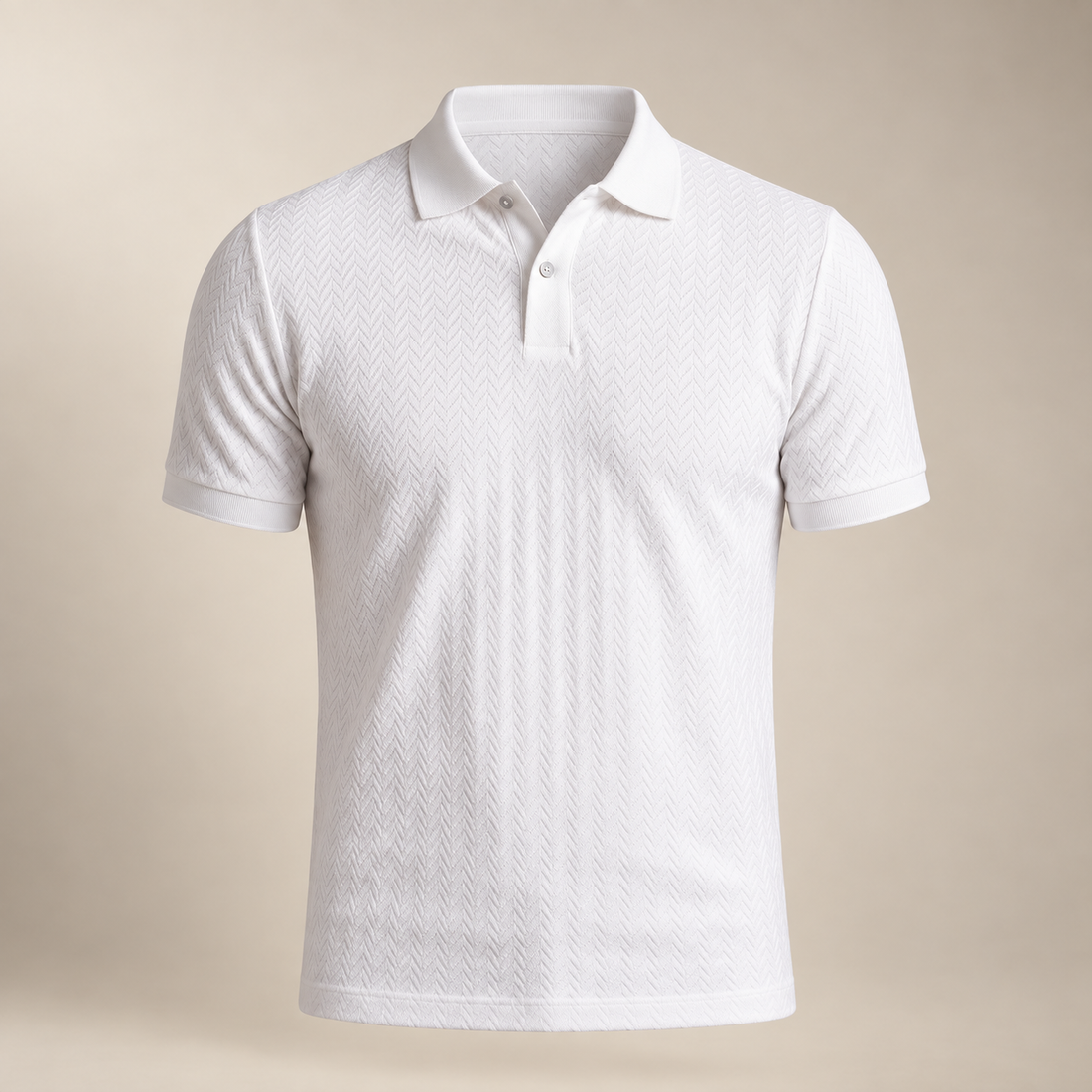 Men's Chevron Knit Polo