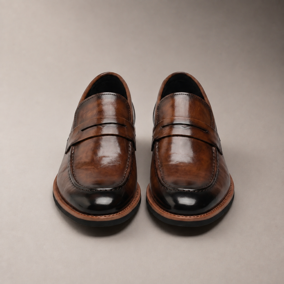 Men's Classic Leather Penny Loafers