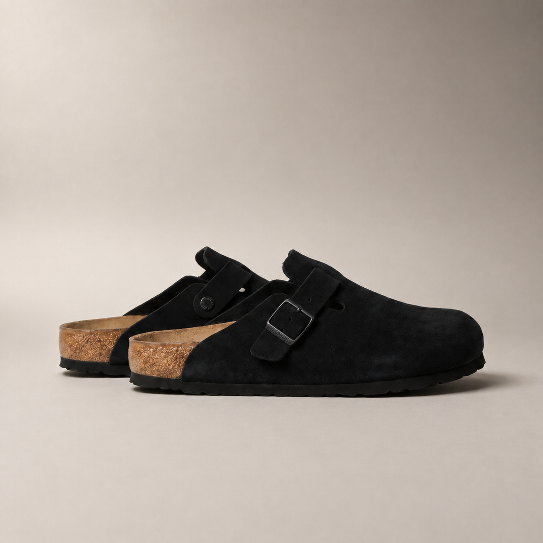 Men's Suede Clogs - Stylish Comfort Loafers