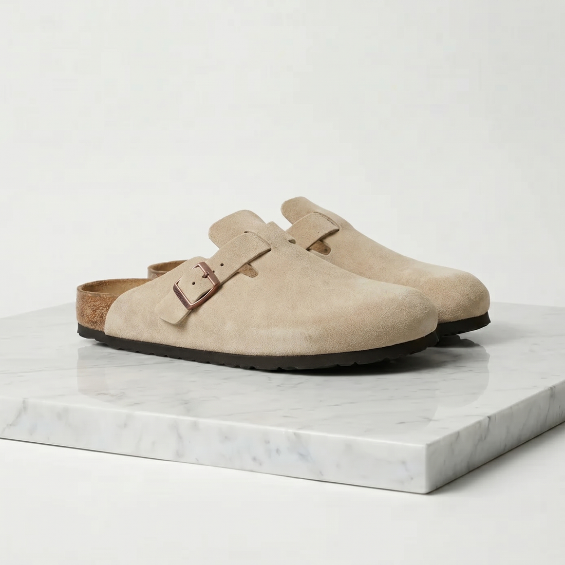 Men's Suede Clogs - Stylish Comfort Loafers