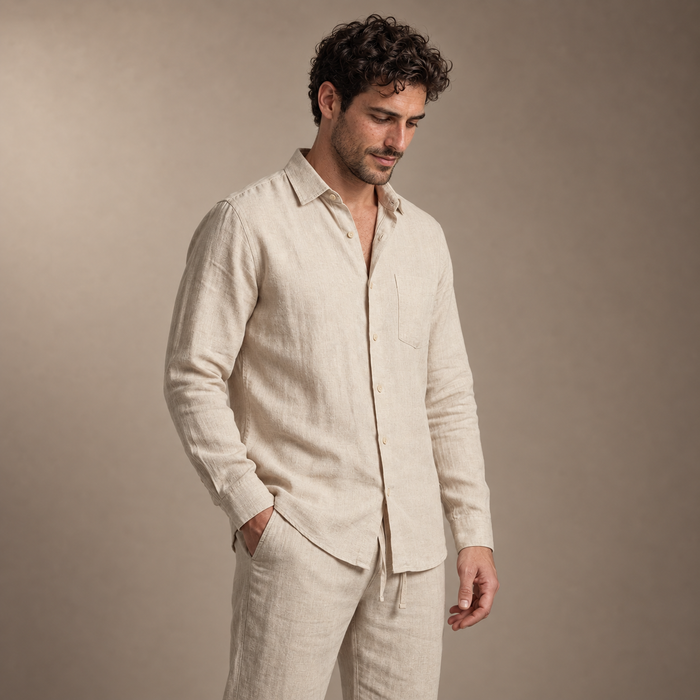 Men's Linen Co-Ord Set