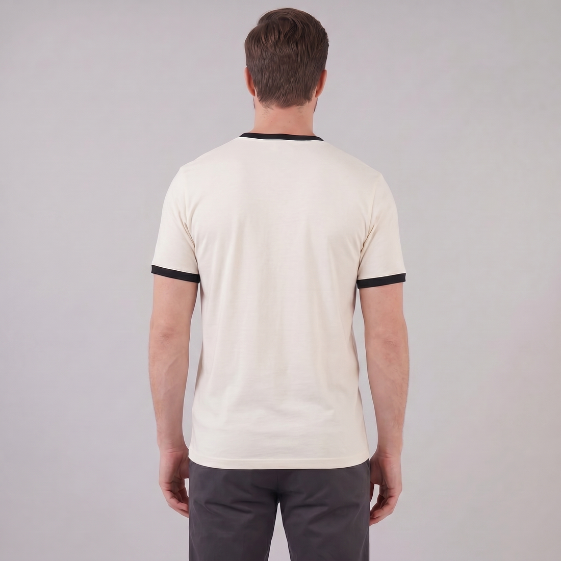 Men's Contrast Trim Ringer T-Shirt