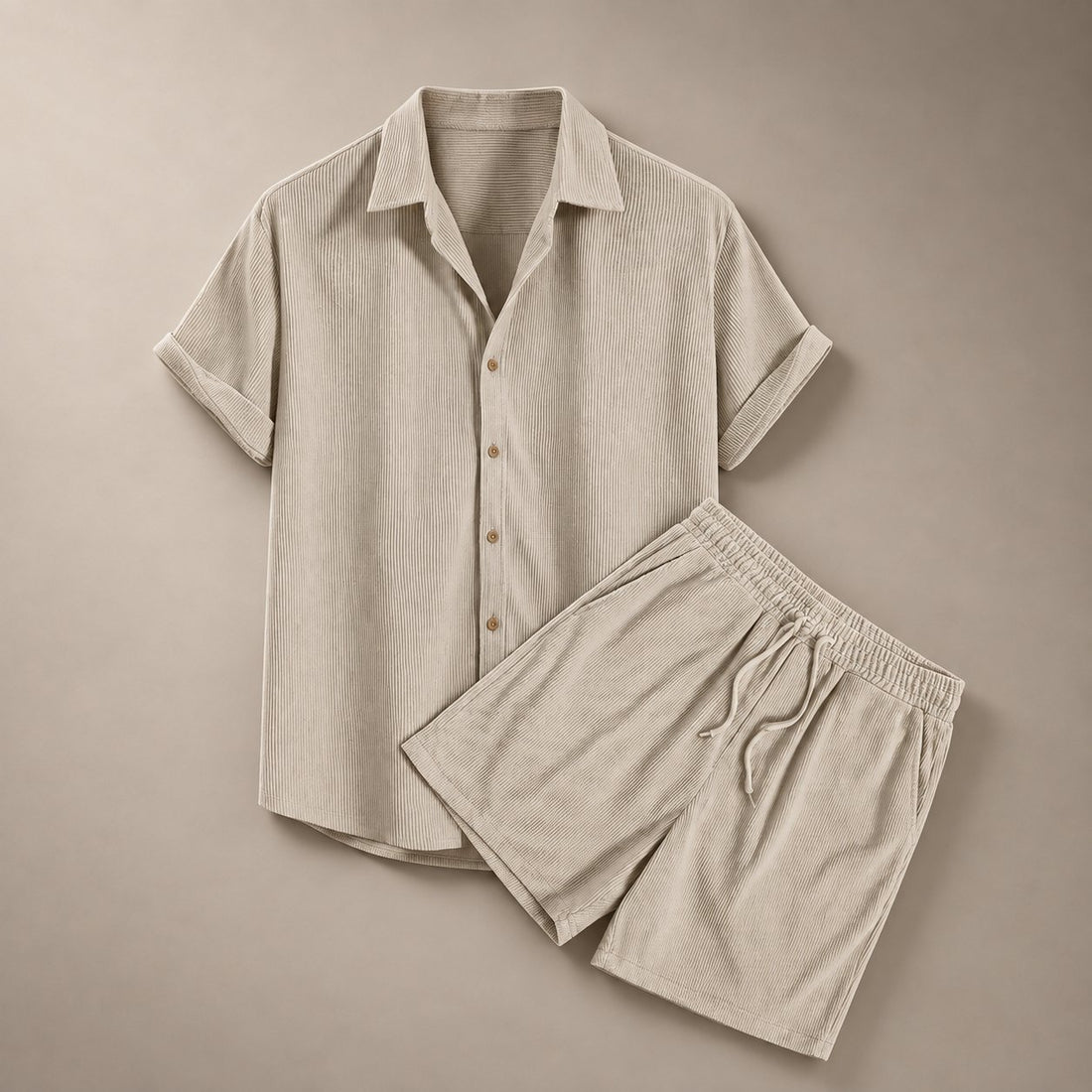 Men's Corduroy 2-Piece Outfit Set