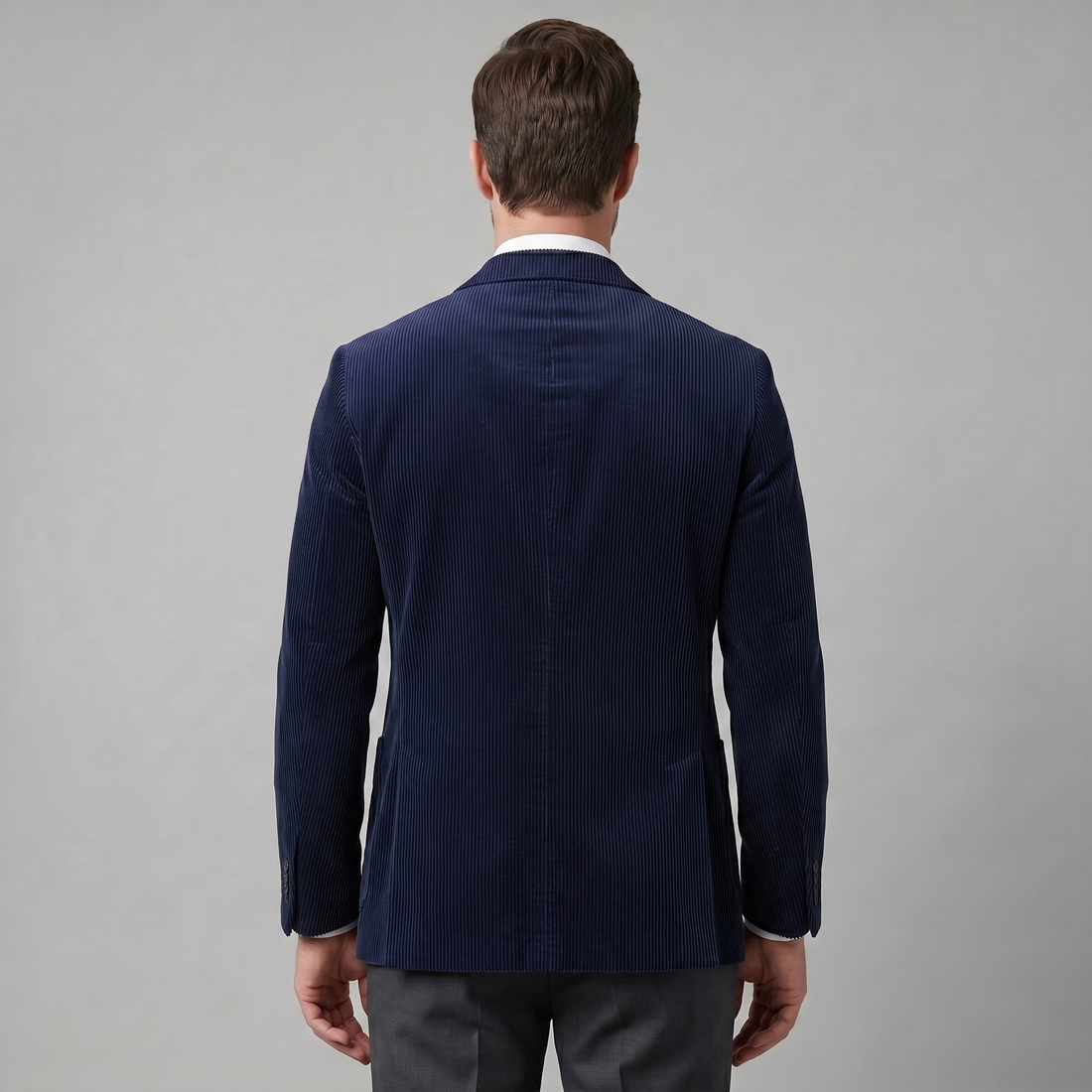 Men's Corduroy Blazer Jacket with Matching Vest