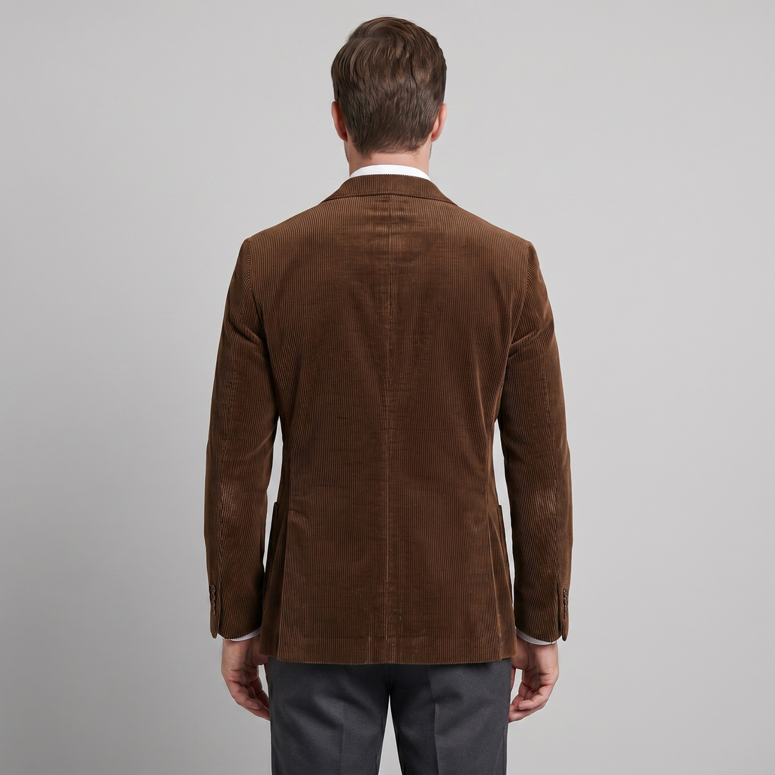 Men's Corduroy Blazer Jacket with Matching Vest