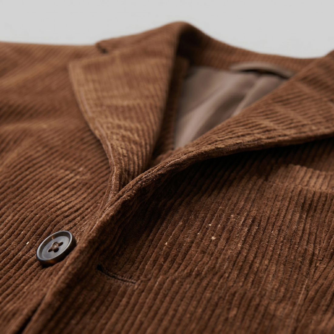Men's Corduroy Blazer Jacket with Matching Vest
