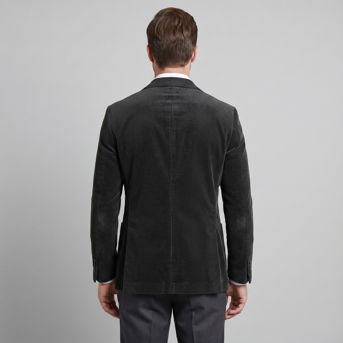 Men's Corduroy Blazer Jacket with Matching Vest