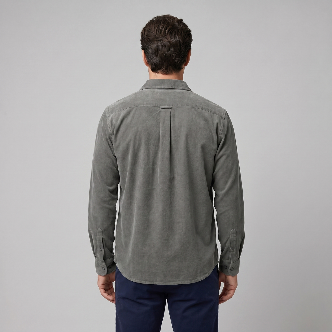 Men's Corduroy Long Sleeve Casual Shirt