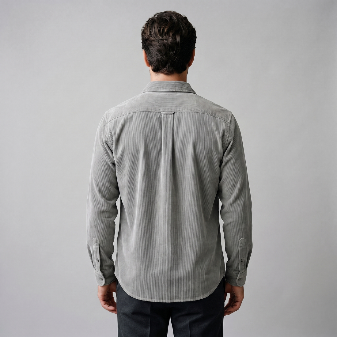 Men's Corduroy Long Sleeve Casual Shirt