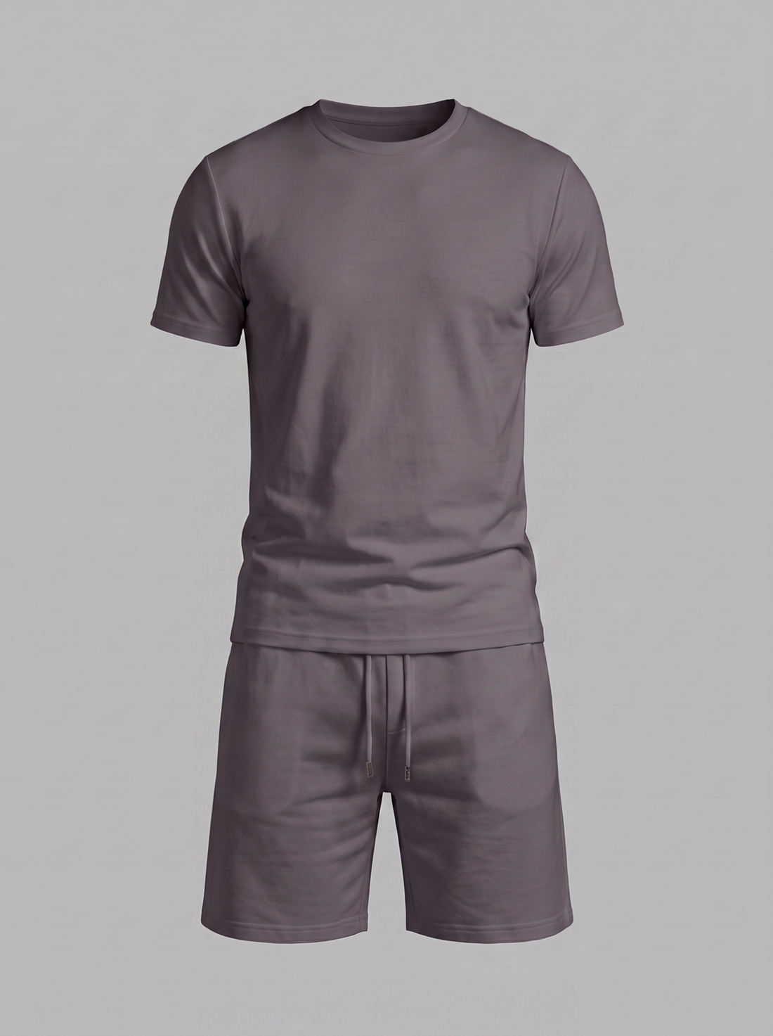 Men's Cotton Blend T-Shirt and Shorts Co-Ord Set