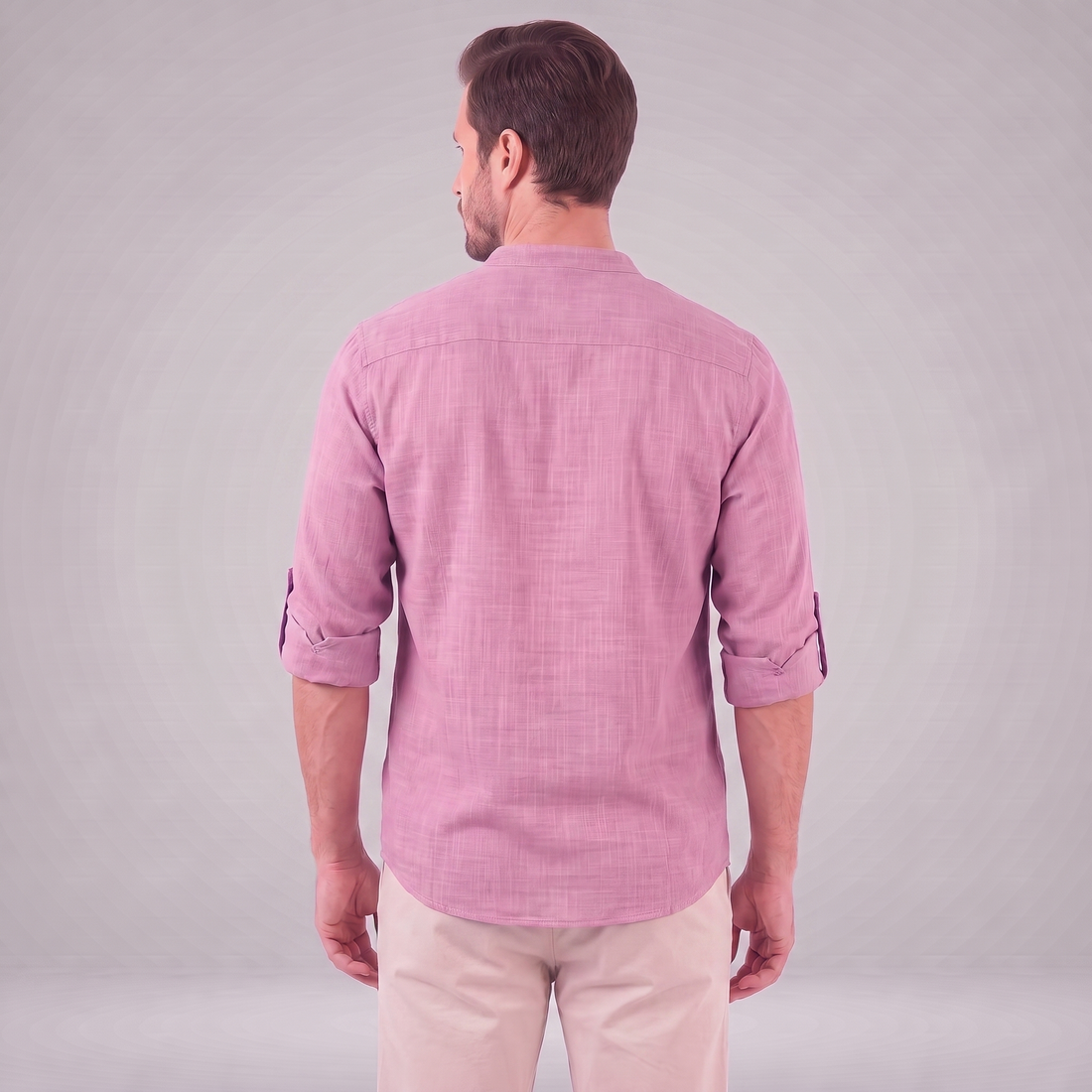 Men's Cotton Popover Henley Shirt