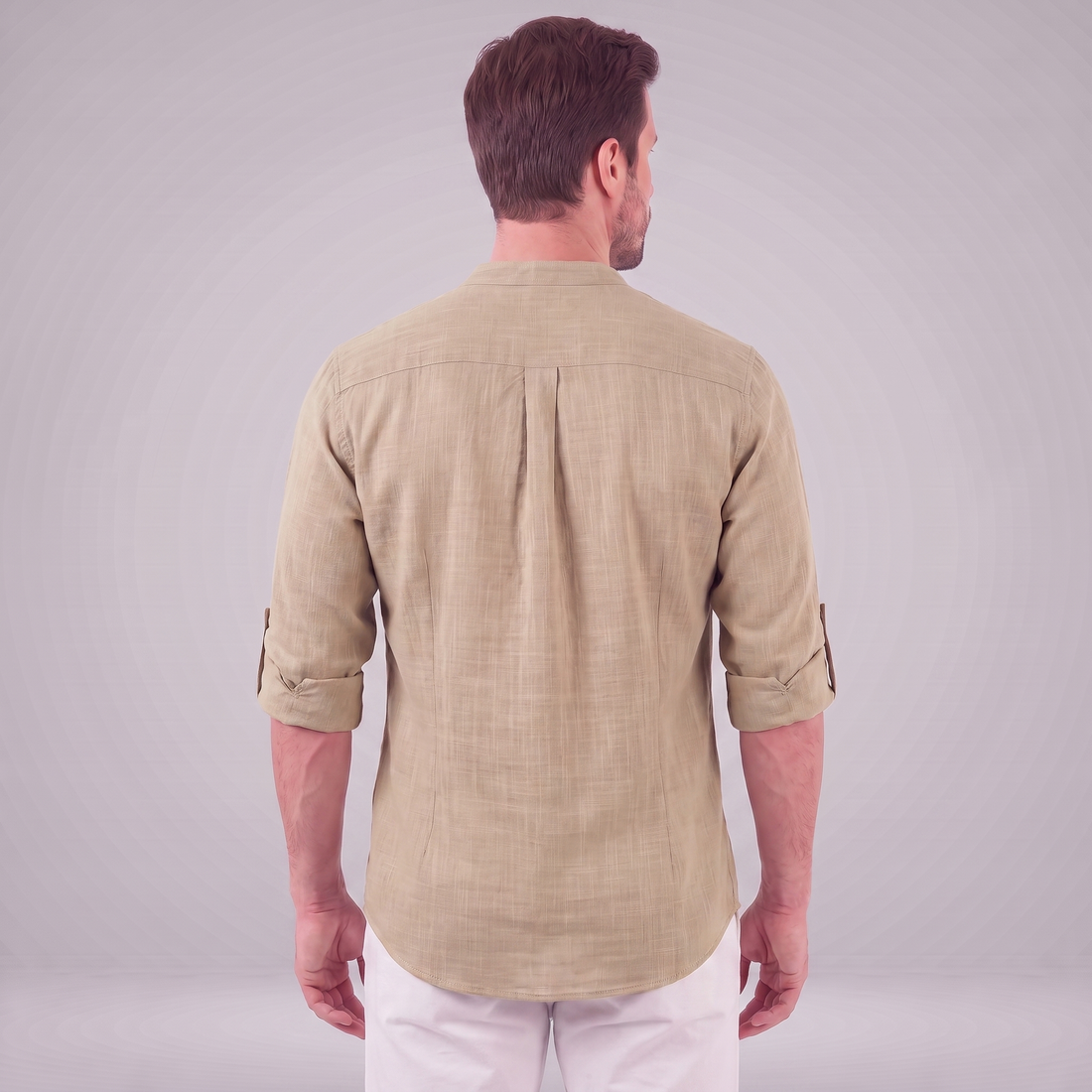 Men's Cotton Popover Henley Shirt