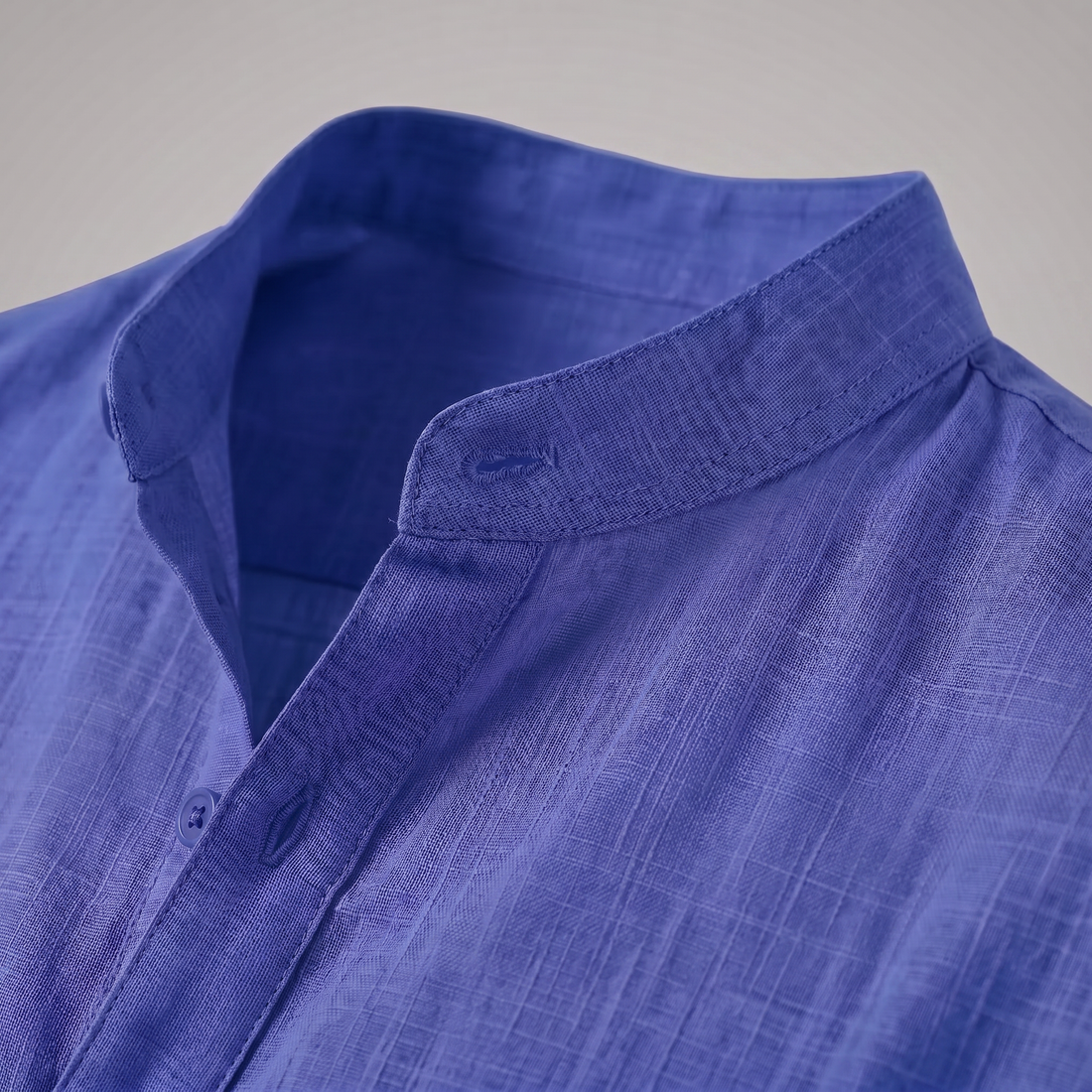Men's Cotton Popover Henley Shirt