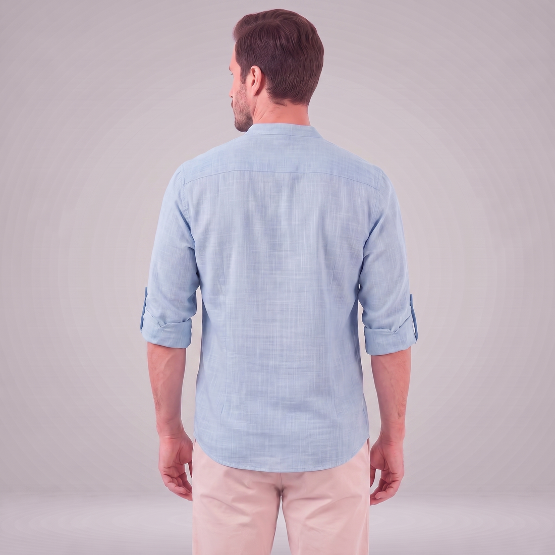 Men's Cotton Popover Henley Shirt