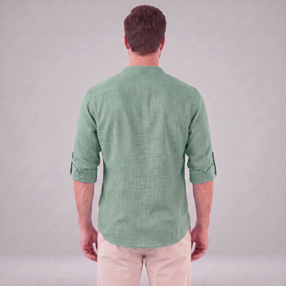 Men's Cotton Popover Henley Shirt