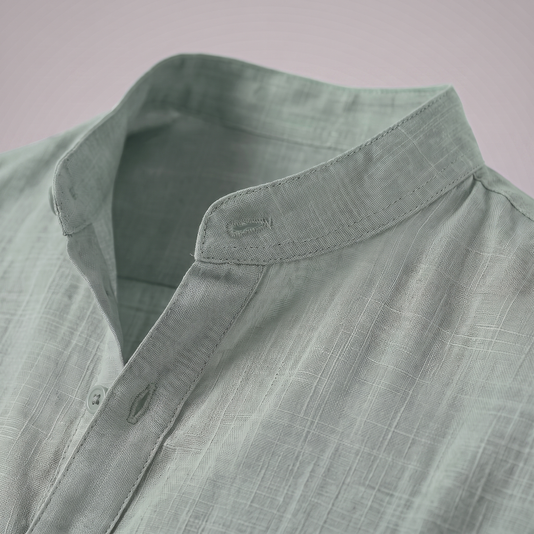 Men's Cotton Popover Henley Shirt