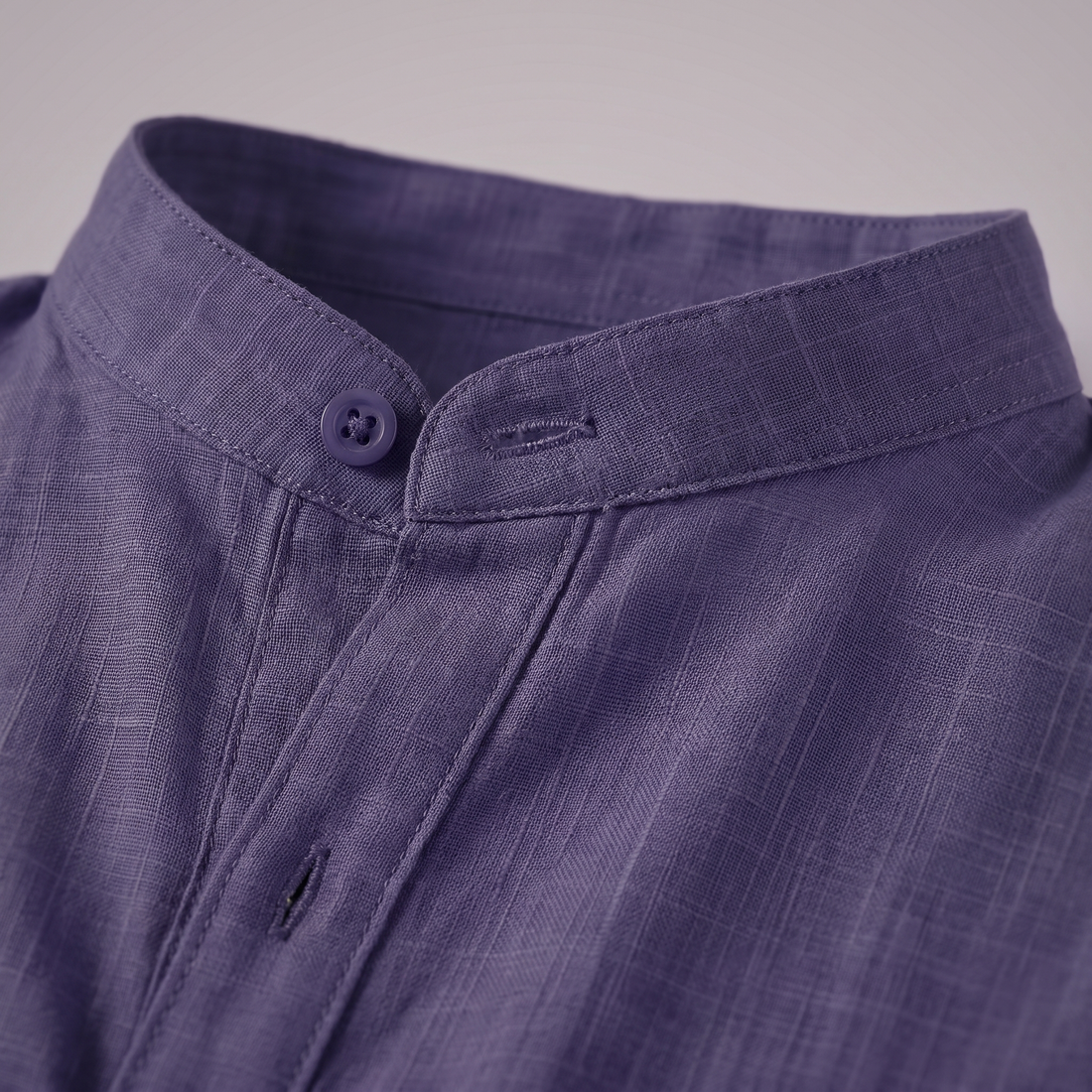 Men's Cotton Popover Henley Shirt