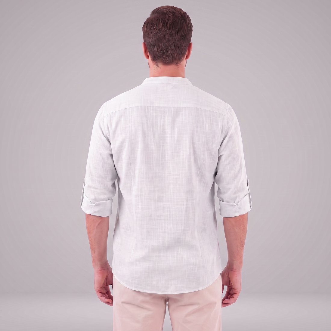 Men's Cotton Popover Henley Shirt