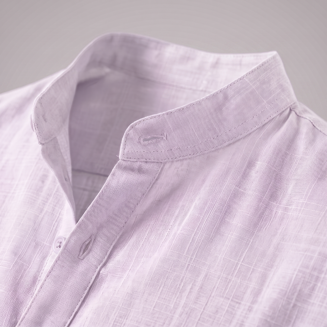 Men's Cotton Popover Henley Shirt
