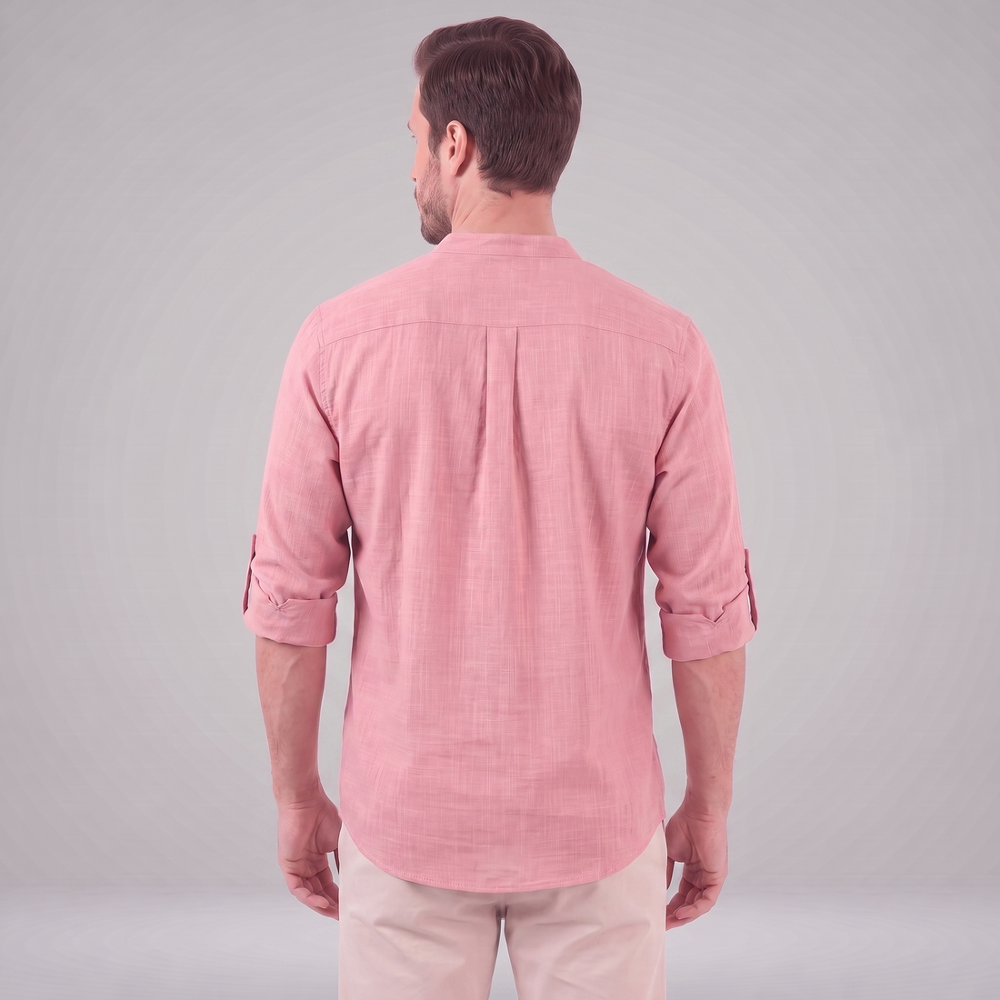 Men's Cotton Popover Henley Shirt