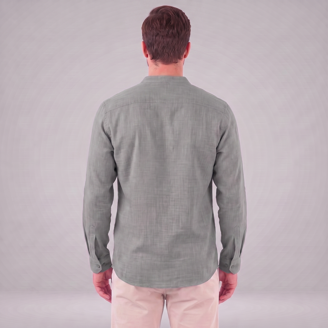 Men's Cotton Popover Henley Shirt