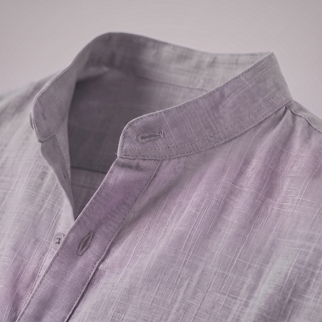 Men's Cotton Popover Henley Shirt