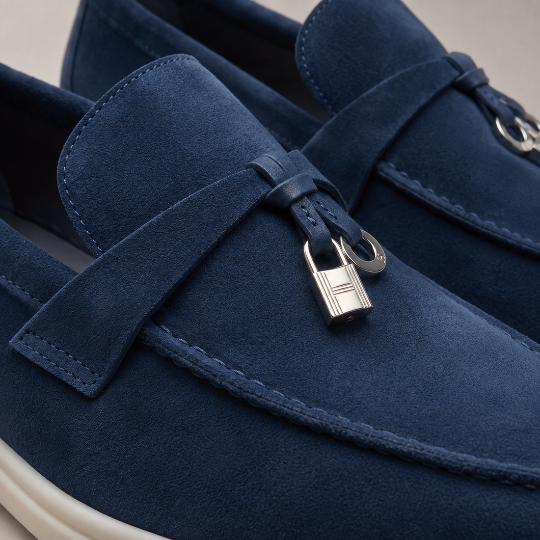 Men's Cowhide Suede Tassel Loafers