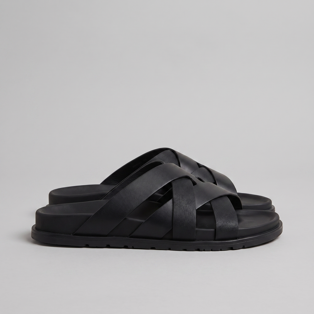 Men's Cross-Strap Slide Sandals