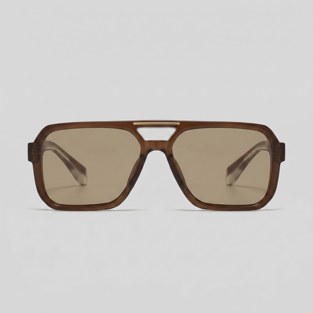 Men's Double-Bridge Aviator Sunglasses