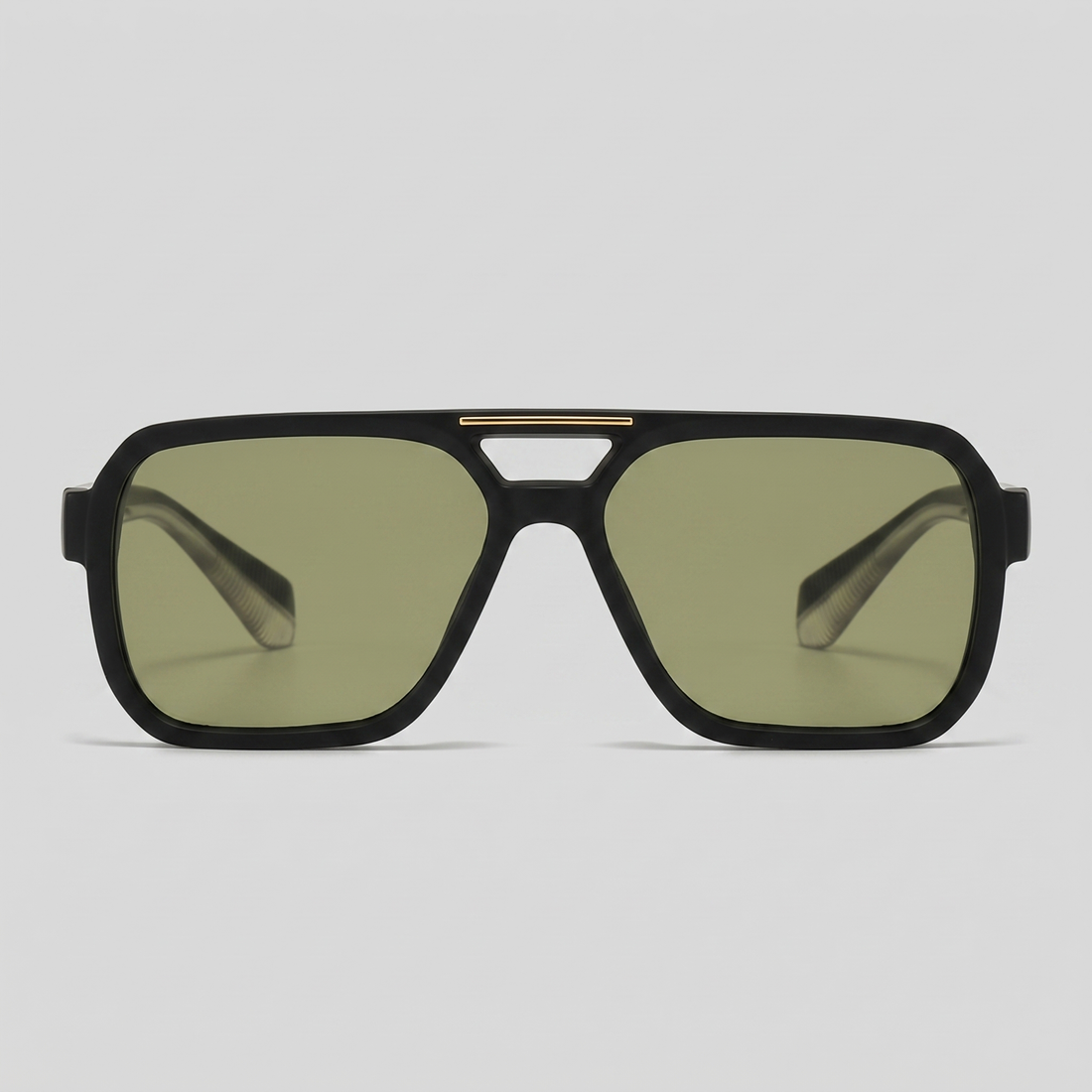 Men's Double-Bridge Aviator Sunglasses