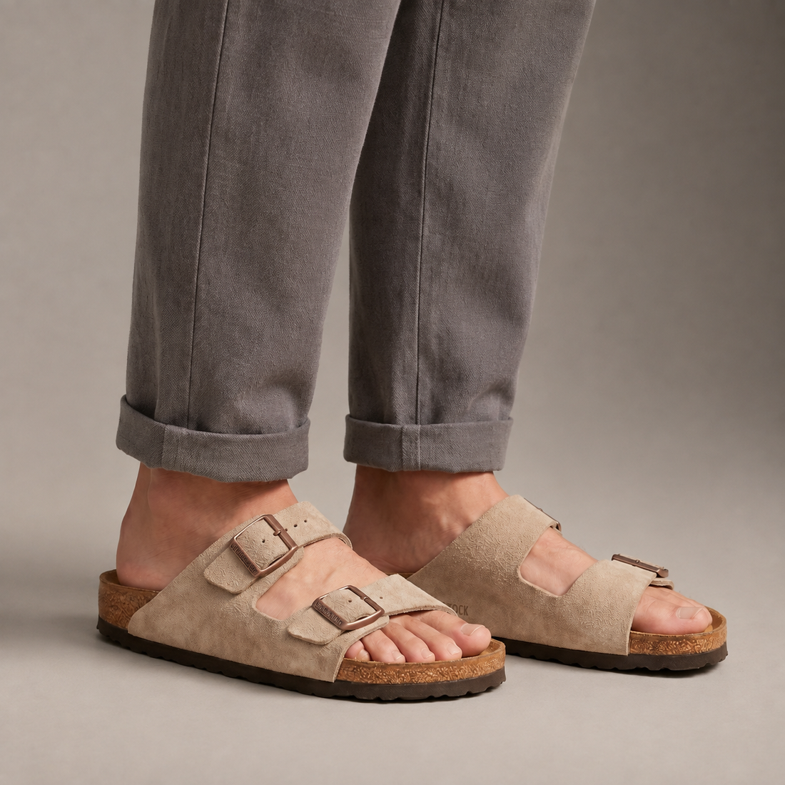 Men's Double-Buckle Sandals
