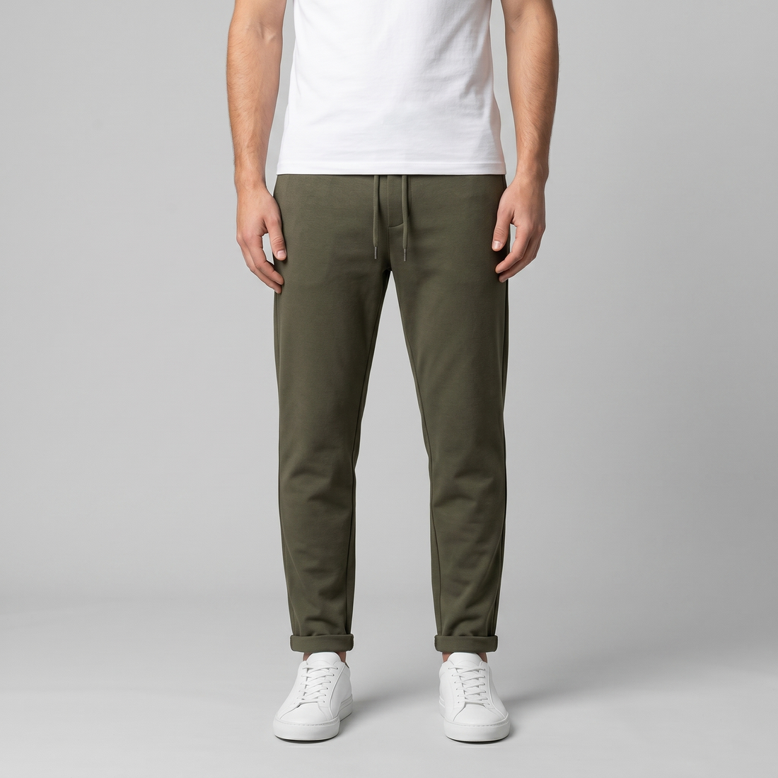 Men's Drawstring Tailored Trousers