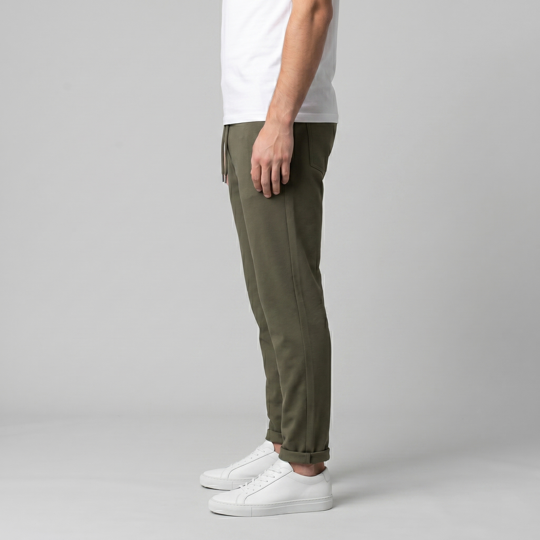 Men's Drawstring Tailored Trousers