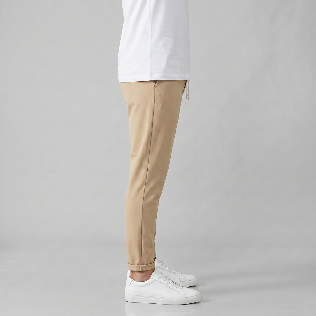 Men's Drawstring Tailored Trousers
