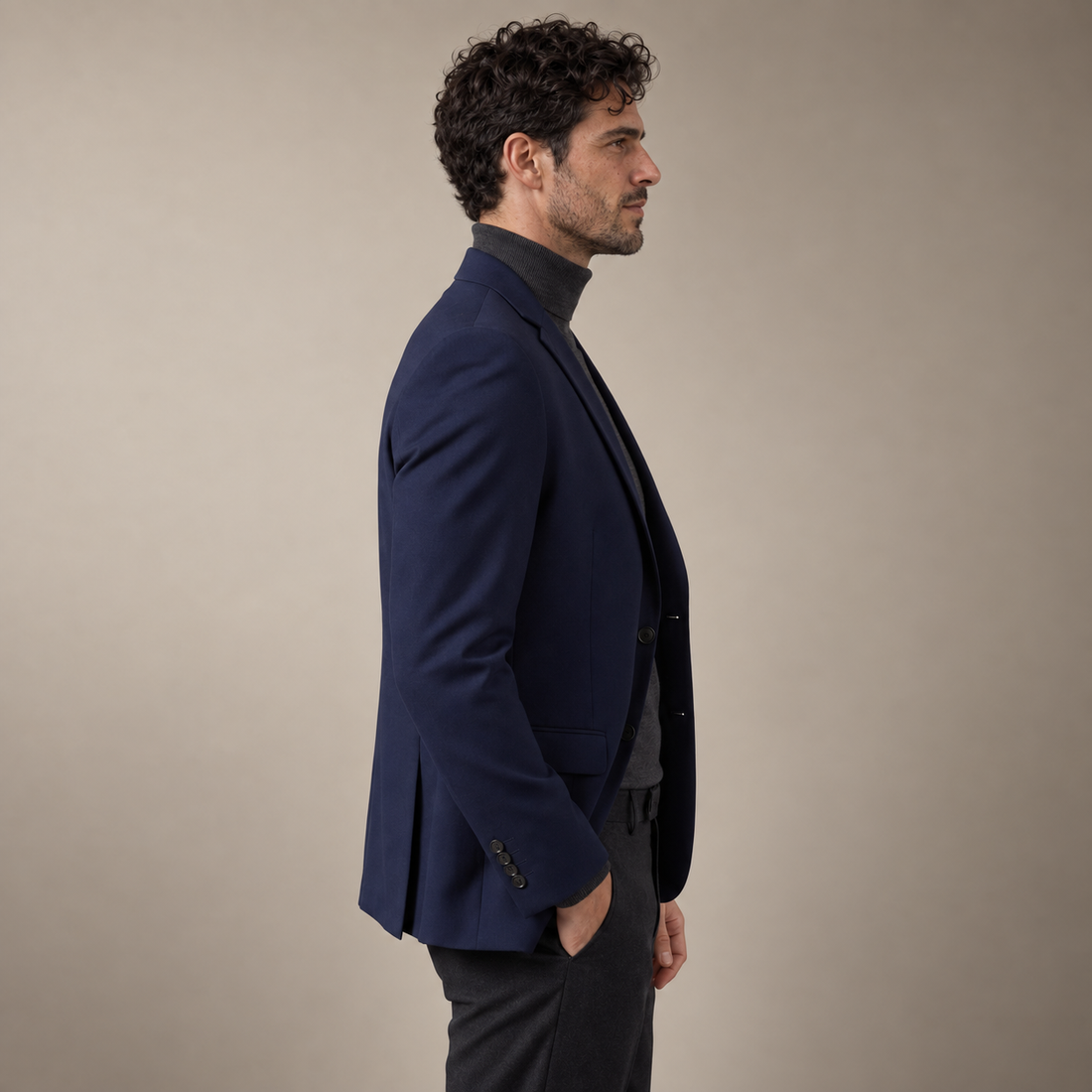 Men's Elegant Blazer Jacket for Business and Formal Wear