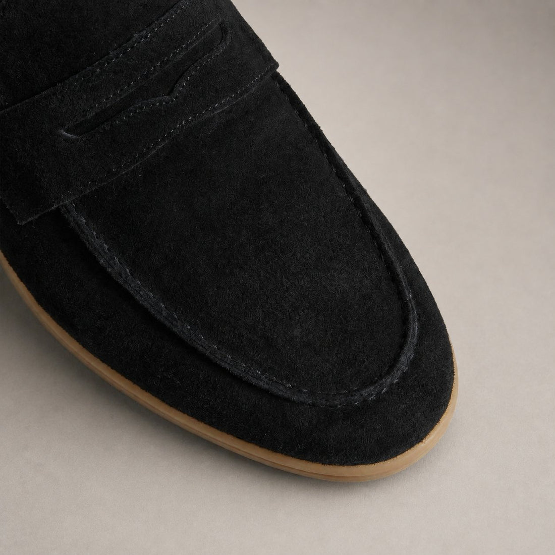 Men's Elegant Suede Penny Loafers