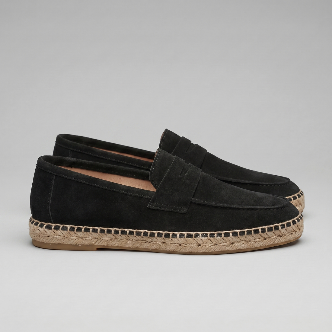 Men's Espadrille Penny Loafers