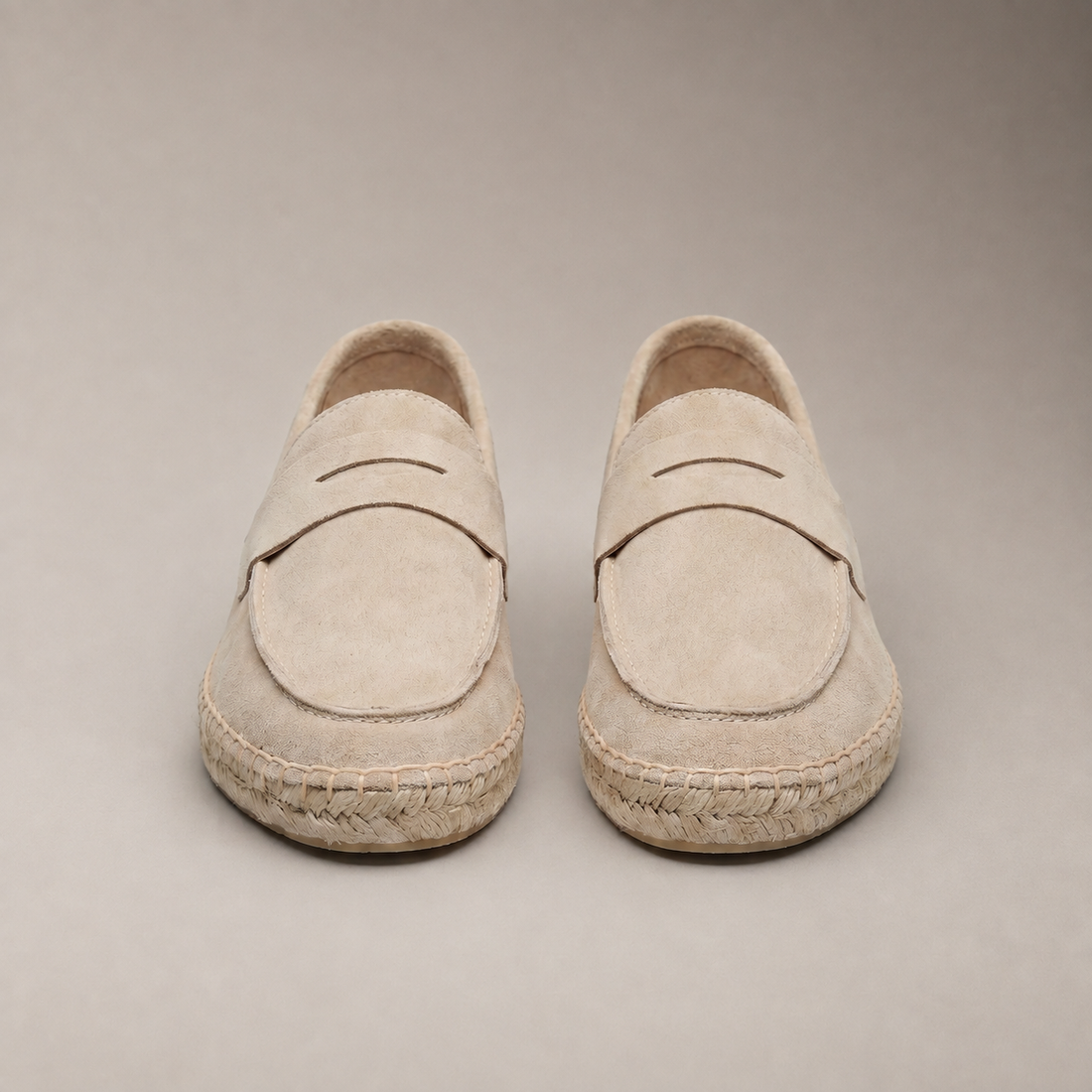 Men's Espadrille Penny Loafers