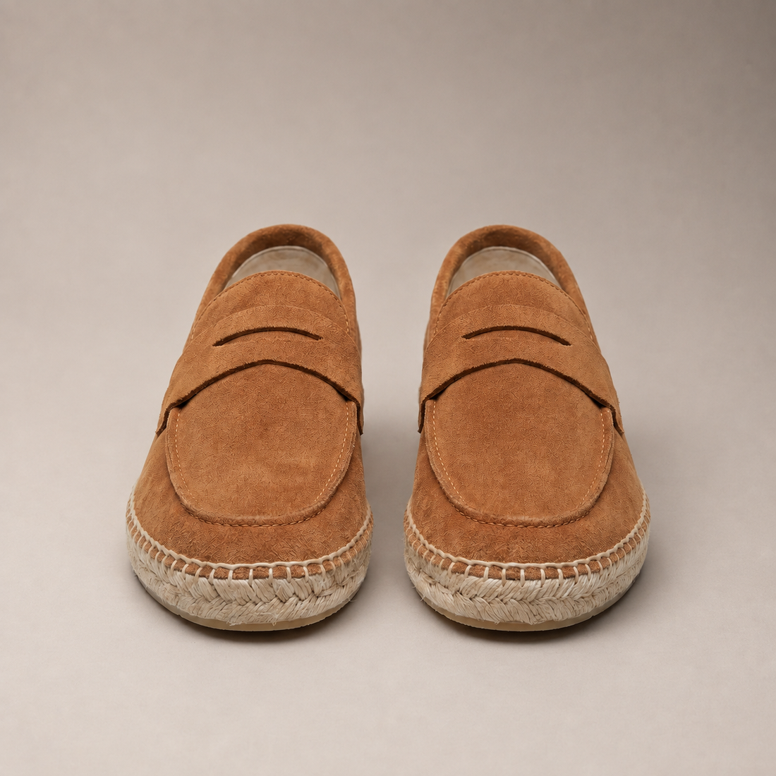 Men's Espadrille Penny Loafers