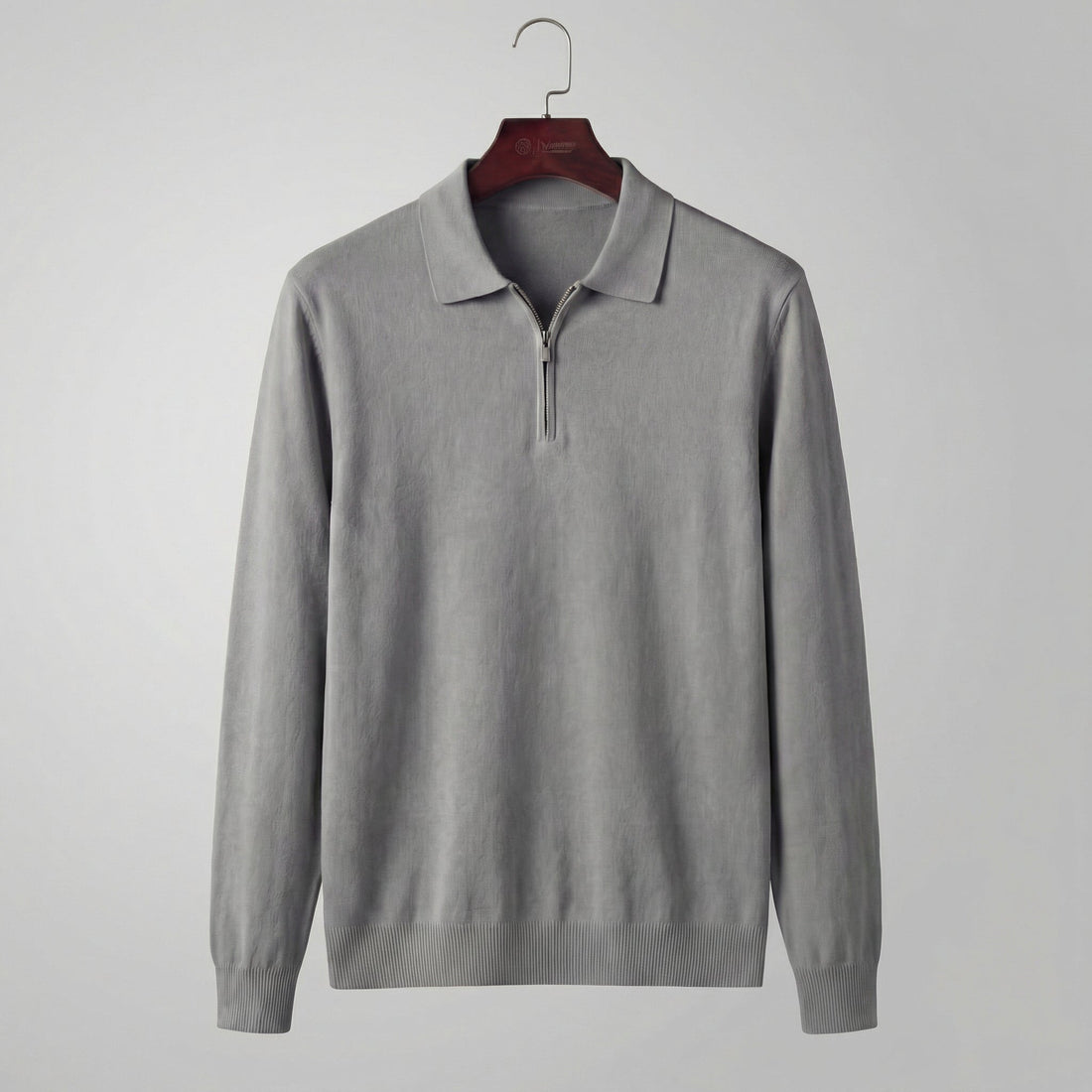 Men's Half Zip Polo Shirt