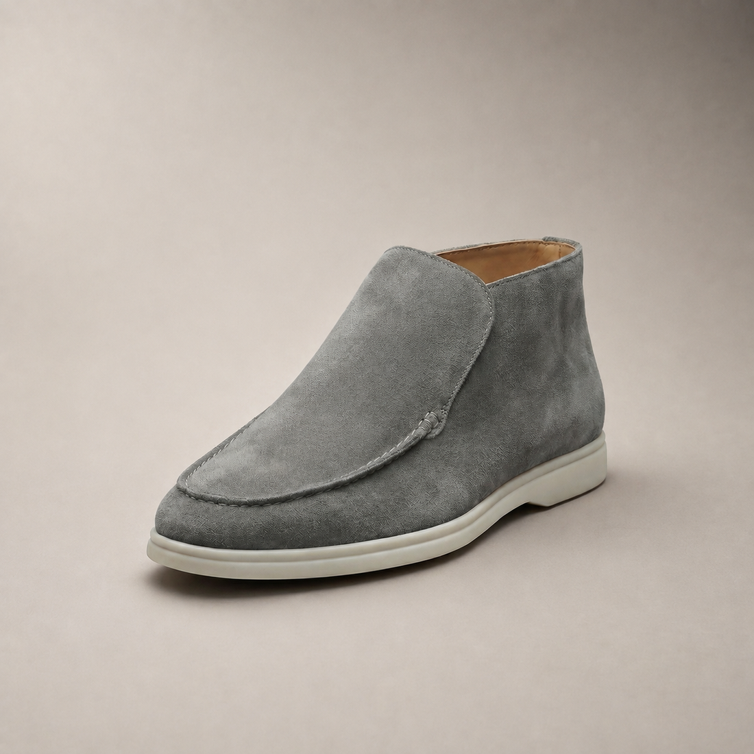 Men's High Suede Loafers