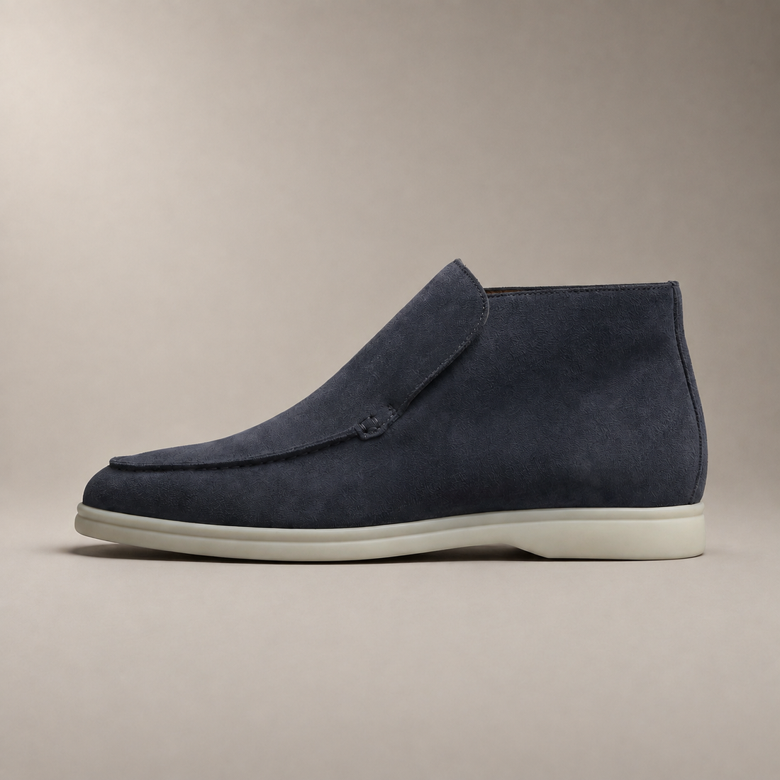 Men's High Suede Loafers