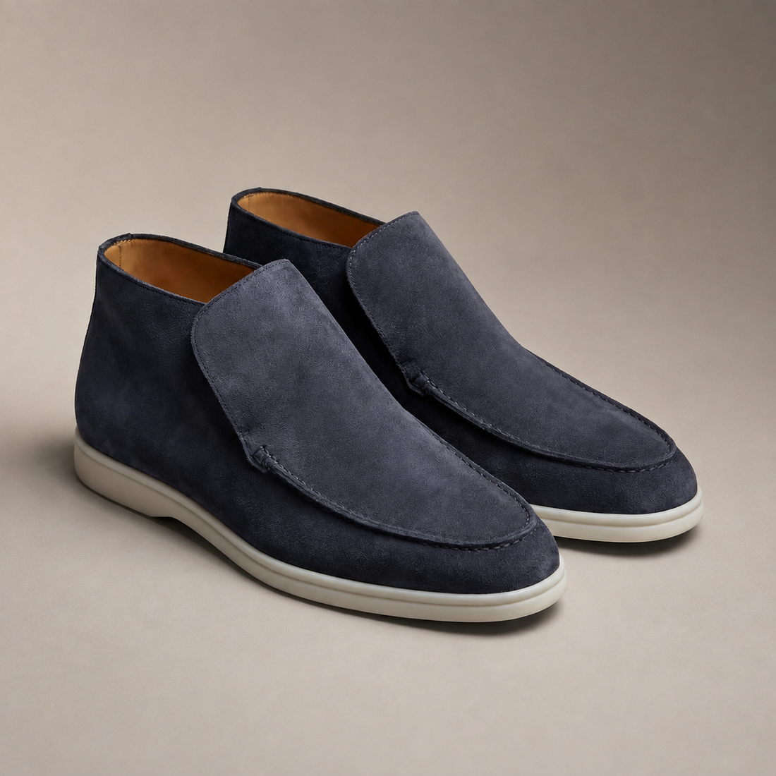Men's High Suede Loafers