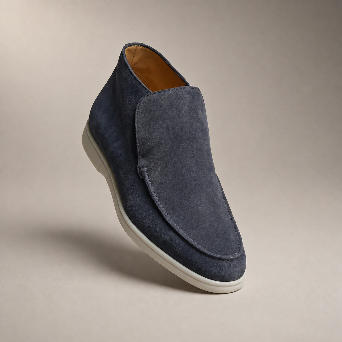 Men's High Suede Loafers