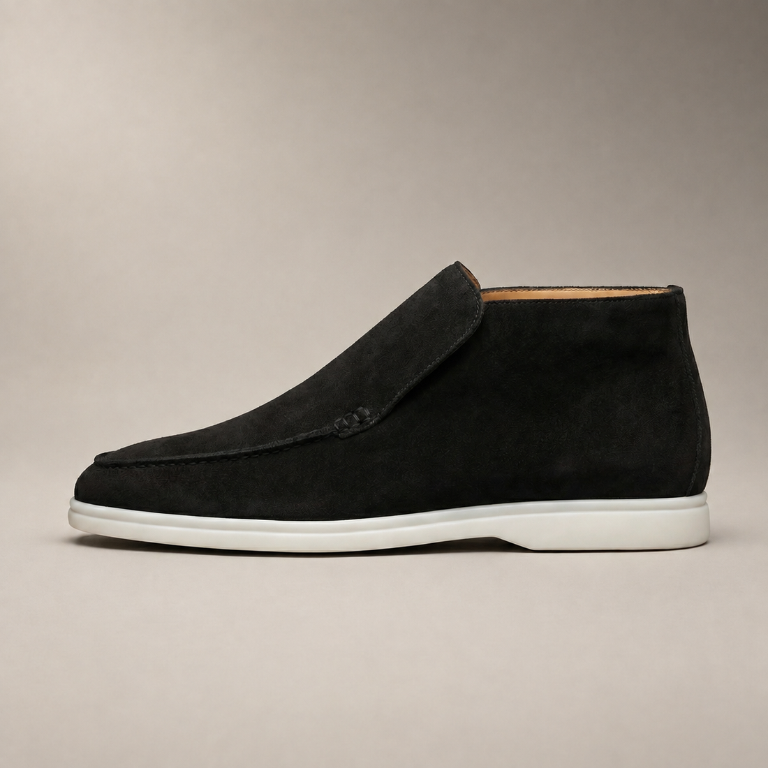 Men's High Suede Loafers